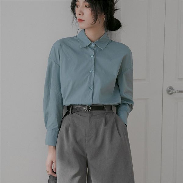 dress blouse women long sleeve oversized shirt female 2021 spring official solid color blusas, White
dress blouse women long sleeve oversized shirt female 2021 spring official solid color blusas, White