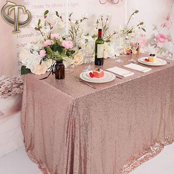table cloth glitter rose gold sequin tablecloth rectangle for wedding party banquet decoration
table cloth glitter rose gold sequin tablecloth rectangle for wedding party banquet decoration