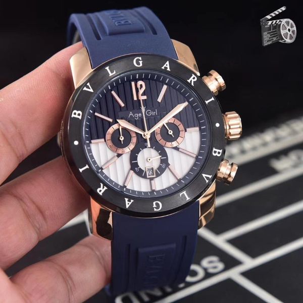wristwatches classic men titanium bezel 45mm stainless steel japanese quartz chronograph black rose gold sapphire glass watches, Slivery;brown
wristwatches classic men titanium bezel 45mm stainless steel japanese quartz chronograph black rose gold sapphire glass watches, Slivery;brown