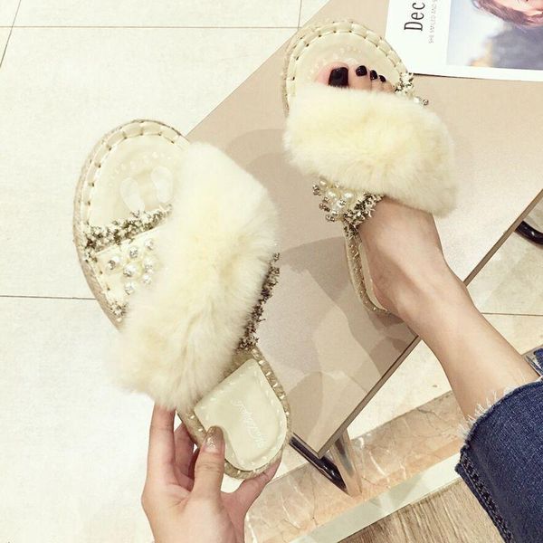 fashion women fluffy slippers flat platform plush slipper indoor slides shoes autumn 2021 flats luxury, Black
fashion women fluffy slippers flat platform plush slipper indoor slides shoes autumn 2021 flats luxury, Black