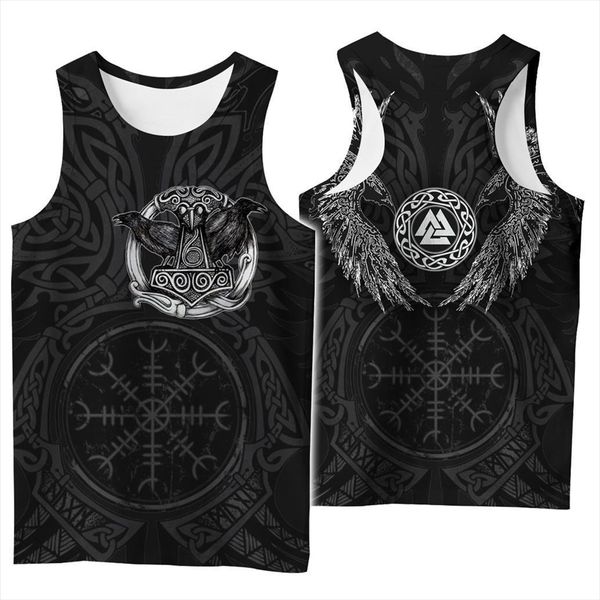 vintage 3d print tattoo viking skull tank men casual vest hiphop streetwear sleeveless boys black clothes drop ship, White;black
vintage 3d print tattoo viking skull tank men casual vest hiphop streetwear sleeveless boys black clothes drop ship, White;black