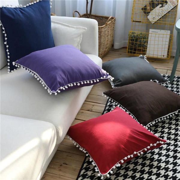 cushion/decorative pillow ins nordic solid color pillowcase sweet white ball cotton sofa cushion cover simple princess bedroom decor
cushion/decorative pillow ins nordic solid color pillowcase sweet white ball cotton sofa cushion cover simple princess bedroom decor