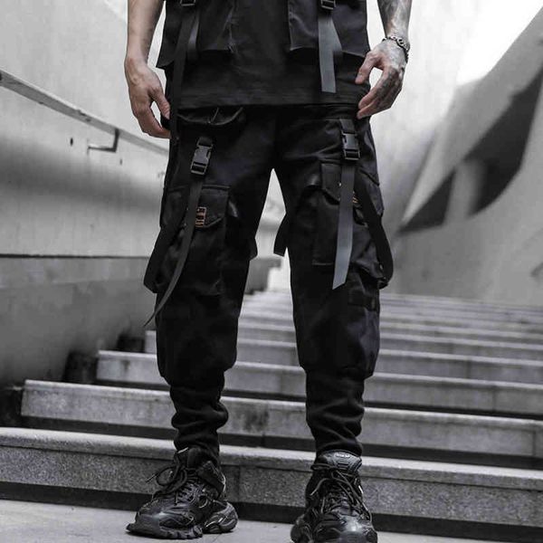 pant ribbons pockets men's jogger trousers spring summer hip hop harem pants fashion darkly style male sweatpants streetwear, Black
pant ribbons pockets men's jogger trousers spring summer hip hop harem pants fashion darkly style male sweatpants streetwear, Black