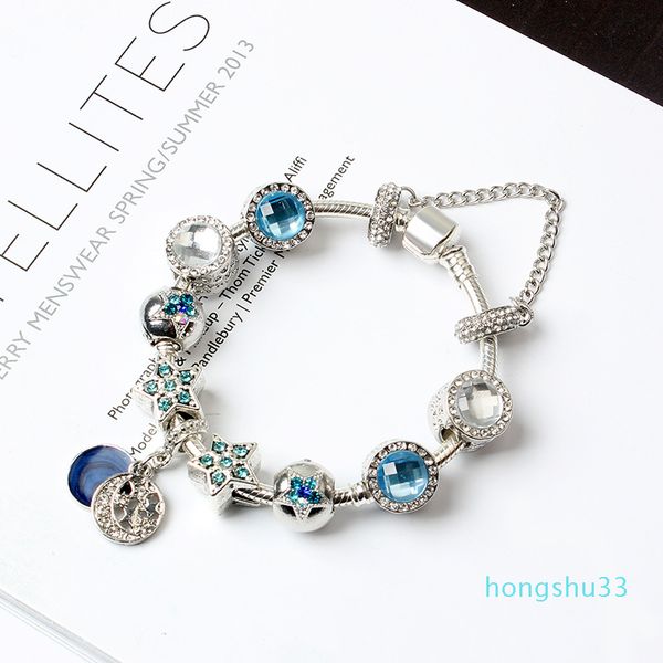 bright star opal bracelet european and american creative custom jewelry personalized star bracelet., Silver
bright star opal bracelet european and american creative custom jewelry personalized star bracelet., Silver
