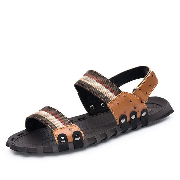 sandals ruideng men summer slippers fashion breathable soft comfortable genuine leather man durable casual flats 2021, Black
sandals ruideng men summer slippers fashion breathable soft comfortable genuine leather man durable casual flats 2021, Black