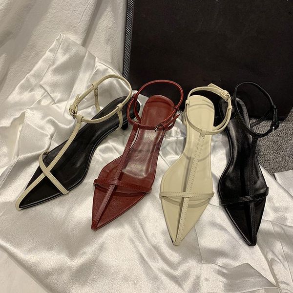 dress shoes heels women sandals leather summer 2021 designer buty damskie casual sandalias mujer t-strap zapatillas, Black
dress shoes heels women sandals leather summer 2021 designer buty damskie casual sandalias mujer t-strap zapatillas, Black
