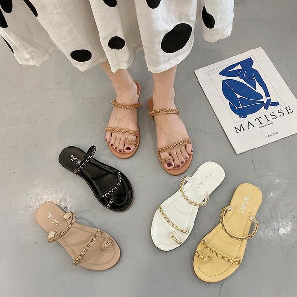 slippers flat shoes female woman's luxury slides rubber flip flops 2021 summer designer hawaiian soft fashion pu basic chain, Black
slippers flat shoes female woman's luxury slides rubber flip flops 2021 summer designer hawaiian soft fashion pu basic chain, Black