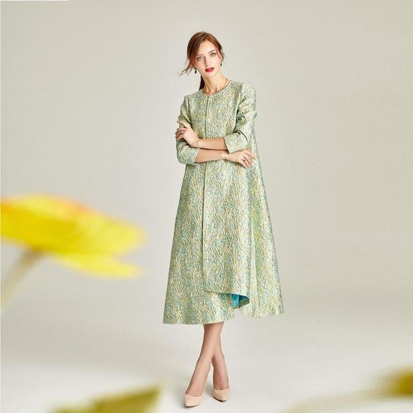 women's trench coats luxury vintage irregular long coat women 2021 autumn winter fine jacquard o-neck loose female overcoat big size, Tan;black
women's trench coats luxury vintage irregular long coat women 2021 autumn winter fine jacquard o-neck loose female overcoat big size, Tan;black