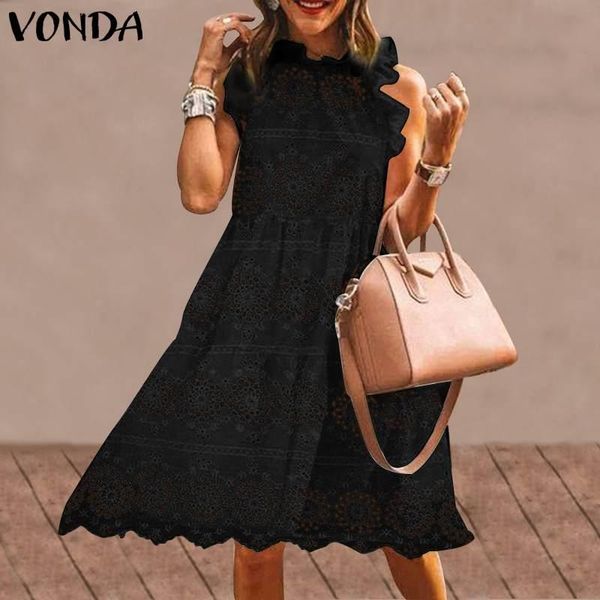 casual dresses short dress women sundress 2021 vonda ruffles sleeve hollow party mini beach women'summer plus size robe, Black;gray
casual dresses short dress women sundress 2021 vonda ruffles sleeve hollow party mini beach women'summer plus size robe, Black;gray
