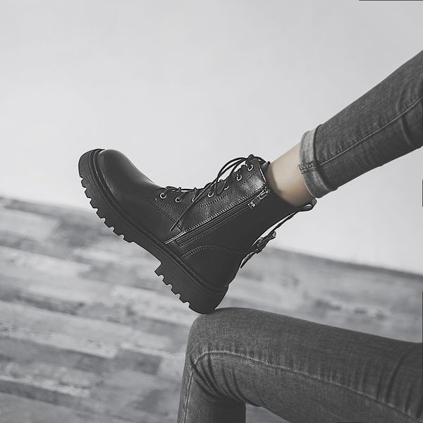 helen hall british style martin boots women's spring and autumn single 2021 black real cow leather thick soled
helen hall british style martin boots women's spring and autumn single 2021 black real cow leather thick soled