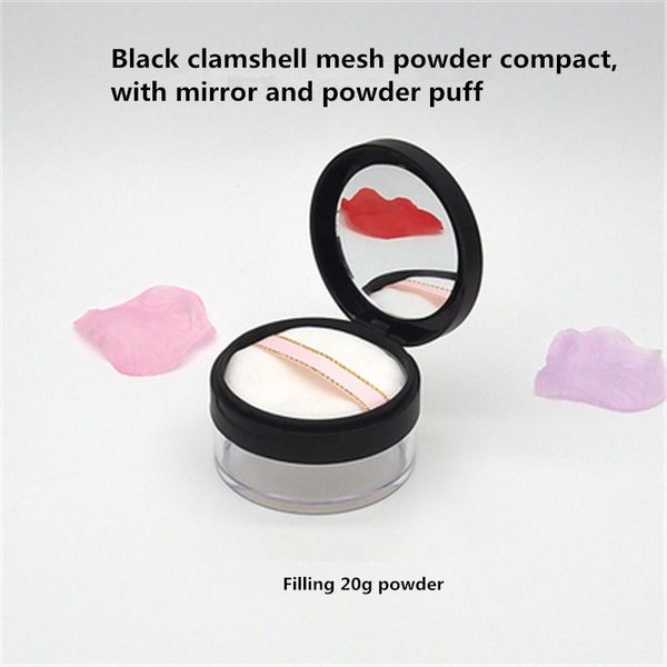 storage bottles & jars clamshell mesh powder compact with mirror and puff portable mini
storage bottles & jars clamshell mesh powder compact with mirror and puff portable mini
