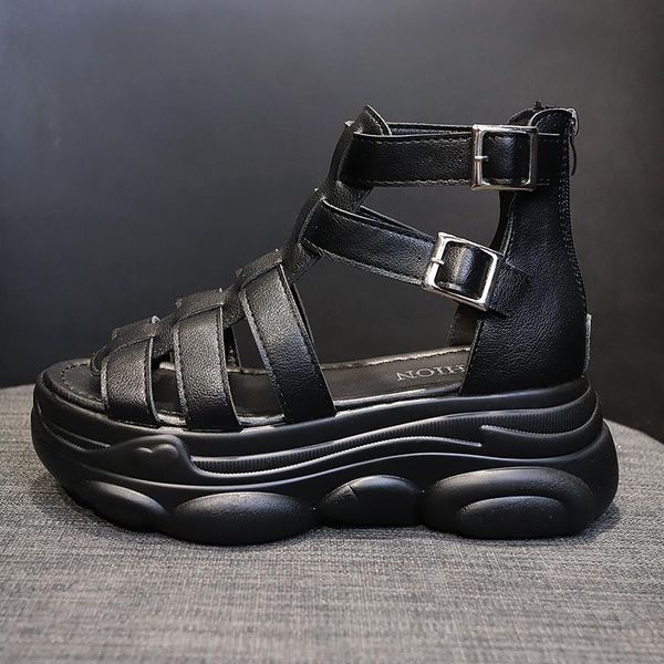sandals women cool boots summer fashion platform outdoor casual sandalia female beach shoes ladies roman thick high heels 2021, Black
sandals women cool boots summer fashion platform outdoor casual sandalia female beach shoes ladies roman thick high heels 2021, Black