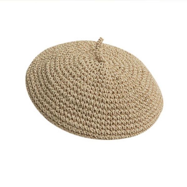berets handmade straw for women in spring and summer, outdoor travel, beach vacations, breathable uv protection hats, Blue;gray
berets handmade straw for women in spring and summer, outdoor travel, beach vacations, breathable uv protection hats, Blue;gray