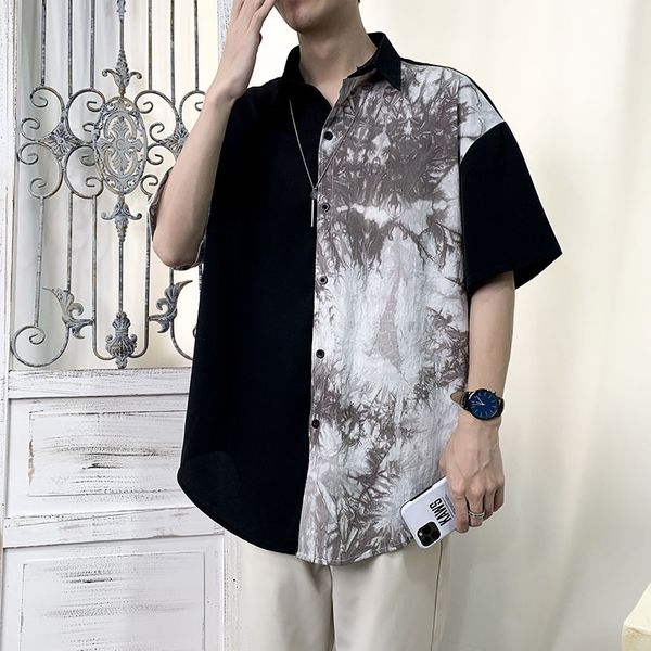men's casual shirts summer print korean fashion loose harajuku streetwear hip-hop social short-sleeved s-2xl hp1w, White;black
men's casual shirts summer print korean fashion loose harajuku streetwear hip-hop social short-sleeved s-2xl hp1w, White;black