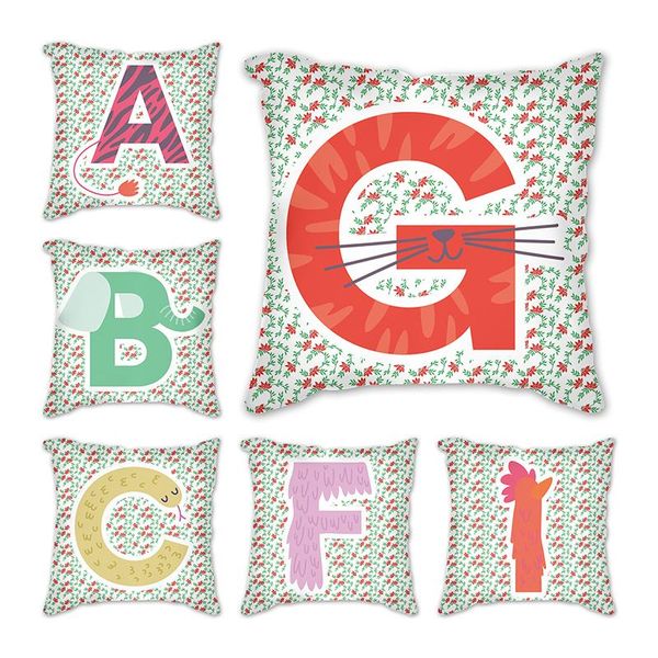 cushion/decorative pillow black white flower letter sofa decorative polyester case home cushion cover 45*45cm kids room decor english alphab
cushion/decorative pillow black white flower letter sofa decorative polyester case home cushion cover 45*45cm kids room decor english alphab