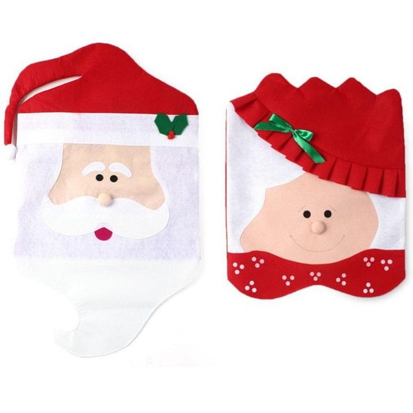 chair covers santa claus cap cover for christmas dinner seat back kitchen decoration 1pc year supplies
chair covers santa claus cap cover for christmas dinner seat back kitchen decoration 1pc year supplies