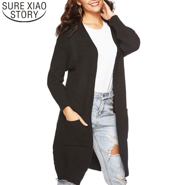 fashion sleeve knitted sweaters long cardigan casual black and grey winter clothes women 5440 50 210415, White;black
fashion sleeve knitted sweaters long cardigan casual black and grey winter clothes women 5440 50 210415, White;black
