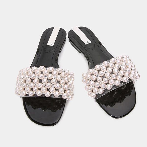 slippers same design fashion 2021 ladies pearls and sandals flat with heel women slides outside, Black
slippers same design fashion 2021 ladies pearls and sandals flat with heel women slides outside, Black