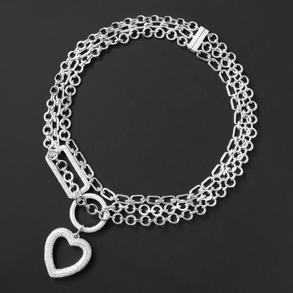 necklace choker three chain geometry designer jewelry locket bangle watches women men couple fashion watche wedding party thanksgiving valen, Silver
necklace choker three chain geometry designer jewelry locket bangle watches women men couple fashion watche wedding party thanksgiving valen, Silver