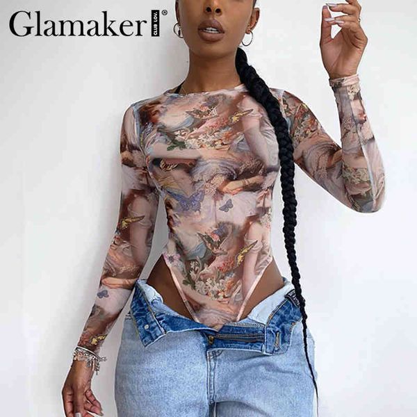 glamaker mesh transparent bodysuit basic all-match long sleeve autumn o neck bodysuit new 210414, Black;white
glamaker mesh transparent bodysuit basic all-match long sleeve autumn o neck bodysuit new 210414, Black;white