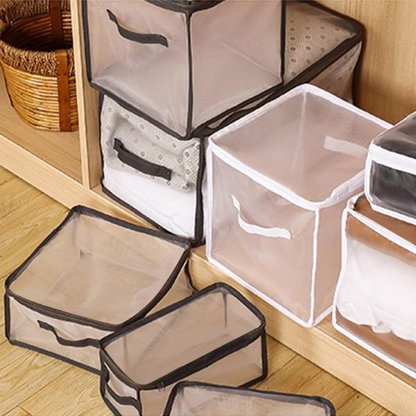 clothing & wardrobe storage underwear drawer clear compartment foldable organizer for bra ties socks closet clothes box
clothing & wardrobe storage underwear drawer clear compartment foldable organizer for bra ties socks closet clothes box