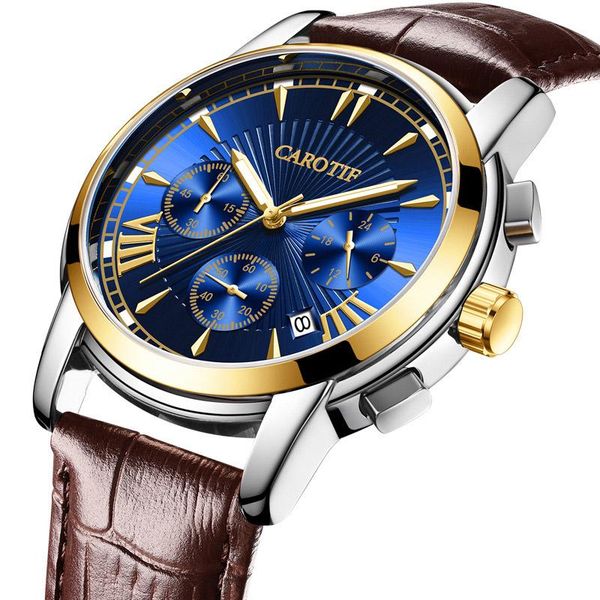 wristwatches watch men's casual leather business quartz manual automatic date waterproof clock 2021, Slivery;brown
wristwatches watch men's casual leather business quartz manual automatic date waterproof clock 2021, Slivery;brown