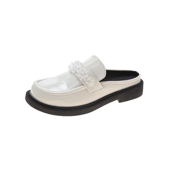 slippers sweet baotou women's casual simple vamp diamonds embellishment cute fashion outer wear elegant half, Black
slippers sweet baotou women's casual simple vamp diamonds embellishment cute fashion outer wear elegant half, Black