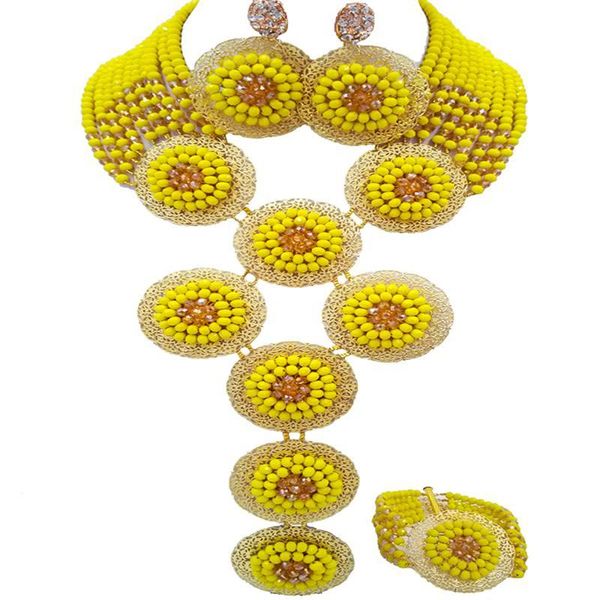earrings & necklace nigerian wedding opaque yellow champagne gold women crystal beads bridal jewelry sets 10c-9ph-08, Silver
earrings & necklace nigerian wedding opaque yellow champagne gold women crystal beads bridal jewelry sets 10c-9ph-08, Silver