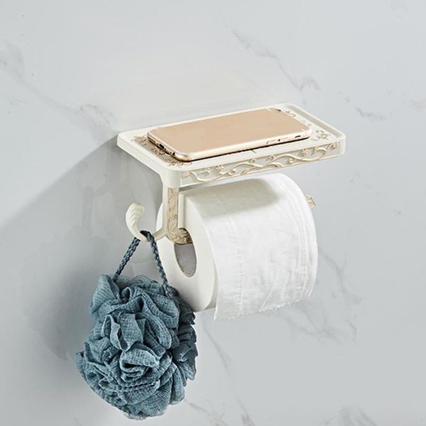exquisite vintage style toilet paper holder wall-mounted bathroom phone tissue storage convenient and multipurpose shelf bath accessory set
exquisite vintage style toilet paper holder wall-mounted bathroom phone tissue storage convenient and multipurpose shelf bath accessory set