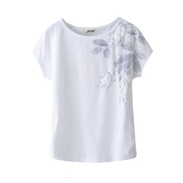 women's t-shirt 3xl 4xl big size summer the neck short-sleeve shirt, female cotton printed casual t-shirt z09r, White
women's t-shirt 3xl 4xl big size summer the neck short-sleeve shirt, female cotton printed casual t-shirt z09r, White