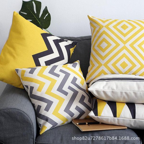 cushion/decorative pillow linen blend cover 18x18in /45x45cm home sofa living room simple nordic geometric cushion chair
cushion/decorative pillow linen blend cover 18x18in /45x45cm home sofa living room simple nordic geometric cushion chair