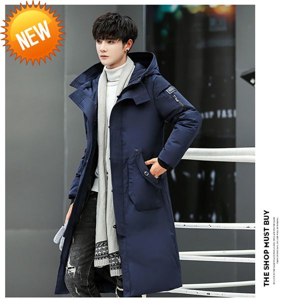 winter jacket men hooded thicken warm parka coat casual mens overcoat long white duck down jacket 3xl, Black
winter jacket men hooded thicken warm parka coat casual mens overcoat long white duck down jacket 3xl, Black
