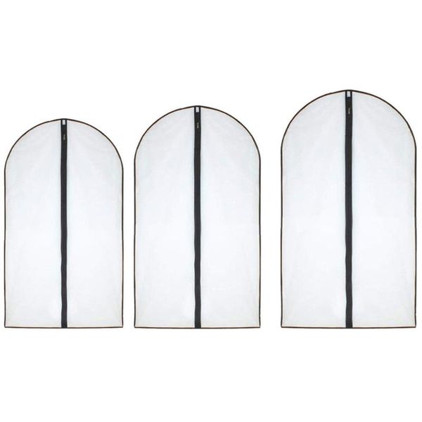 clothing & wardrobe storage 3pcs/set clothes dust cover dustproof clear suit garment bag breathable zipper organizer
clothing & wardrobe storage 3pcs/set clothes dust cover dustproof clear suit garment bag breathable zipper organizer