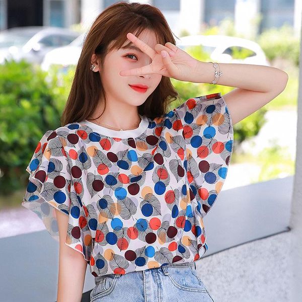 brand women shirt summer all-match short-sleeve chiffon fashion wave point elegant plus size 5xl female blouse women's blouses & shirts, White
brand women shirt summer all-match short-sleeve chiffon fashion wave point elegant plus size 5xl female blouse women's blouses & shirts, White