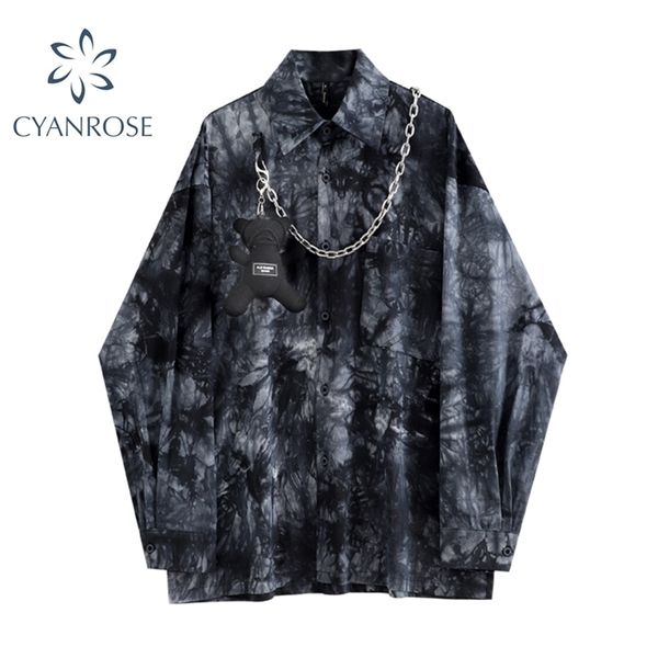 harajuku dark black tie-dye women's shirt gothic vintage summer chain loose streetwear long sleeve female casual blouse 210515, White
harajuku dark black tie-dye women's shirt gothic vintage summer chain loose streetwear long sleeve female casual blouse 210515, White