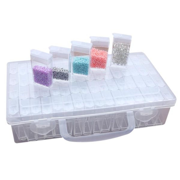 nail art kits 64 grids dividers jewelry storage box transparent plastic drill bead gift 2021 
nail art kits 64 grids dividers jewelry storage box transparent plastic drill bead gift 2021