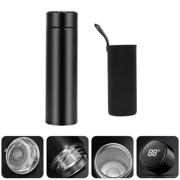 water bottles stainless steel vacuum mug led displayed insulation cup with cover (black)
water bottles stainless steel vacuum mug led displayed insulation cup with cover (black)