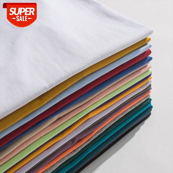 summer simple style short-sleeved japanese solid color round neck pullover basic loose t-shirt men #re72, White;black
summer simple style short-sleeved japanese solid color round neck pullover basic loose t-shirt men #re72, White;black