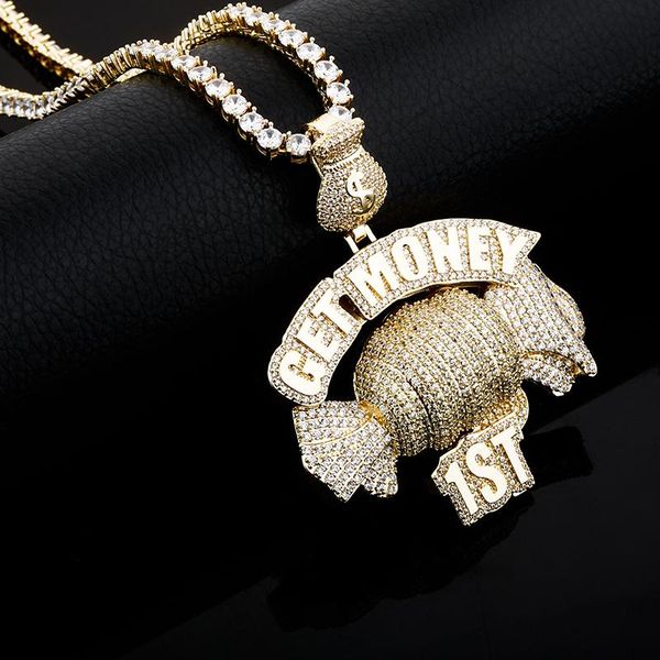 pendant necklaces fashion charm letter money necklace iced out cubic zirconia hip hop jewelry chain for gift man punk party, Silver
pendant necklaces fashion charm letter money necklace iced out cubic zirconia hip hop jewelry chain for gift man punk party, Silver