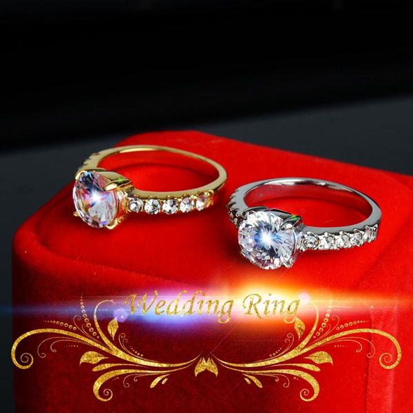 wedding rings classic luxury whit gold color full of cubic zircon elegant love ring titanium steel for women, Slivery;golden
wedding rings classic luxury whit gold color full of cubic zircon elegant love ring titanium steel for women, Slivery;golden