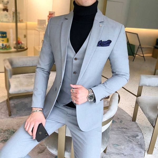 men's suits & blazers spring male trellis great size korean suit professional youth formal wear groomsman hombre three joint parts s9z4, White;black
men's suits & blazers spring male trellis great size korean suit professional youth formal wear groomsman hombre three joint parts s9z4, White;black