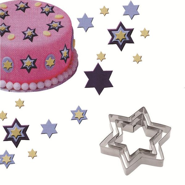 baking & pastry tools 3pcs stainless steel 6 angle stars cookie cutter sugarcraft fondant
baking & pastry tools 3pcs stainless steel 6 angle stars cookie cutter sugarcraft fondant