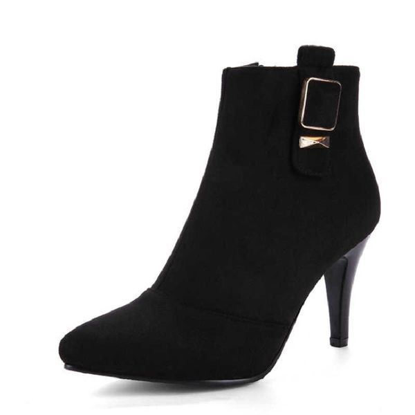 zawsthia winter flock faux suede pointed toe spike high heels black brown lady stilettos booties woman ankle boots size 41 210611
zawsthia winter flock faux suede pointed toe spike high heels black brown lady stilettos booties woman ankle boots size 41 210611