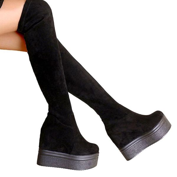 boots gigifox brand fashion gothic height increase high heels slip on platform black winter over the knee woman shoes
boots gigifox brand fashion gothic height increase high heels slip on platform black winter over the knee woman shoes