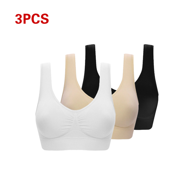 3pcs/2pcs/1pc fashion double layer large size seamless rimless vest style no trace yoga sports bra outfit
3pcs/2pcs/1pc fashion double layer large size seamless rimless vest style no trace yoga sports bra outfit