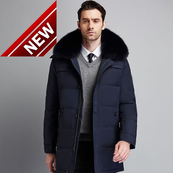 90% white duck down jacket male winter coat fur collar windproof thick warm men's plus size 4xl 5xl, Black
90% white duck down jacket male winter coat fur collar windproof thick warm men's plus size 4xl 5xl, Black