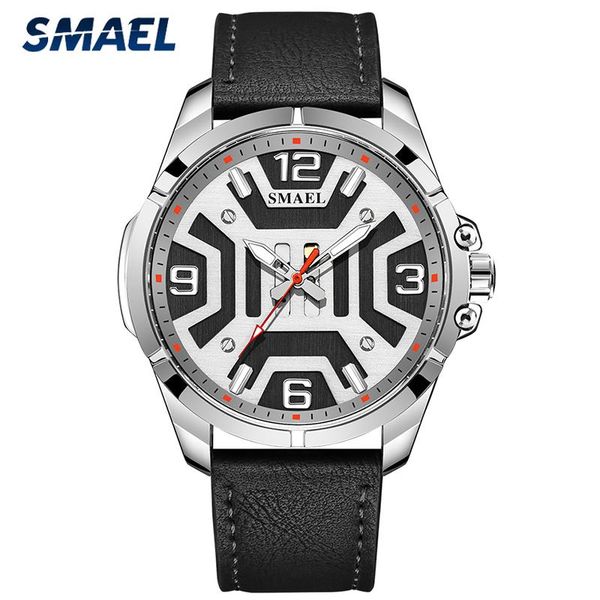 casual sports watch for men military waterproof leather quartz wrist watches mens clock reloj hombre wristwatches, Slivery;brown
casual sports watch for men military waterproof leather quartz wrist watches mens clock reloj hombre wristwatches, Slivery;brown