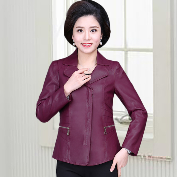 women's jackets plus size 6xl spring leather jacket women chaqueta mujer middle aged short pu motorcycle bomber coat aq722, Black;brown
women's jackets plus size 6xl spring leather jacket women chaqueta mujer middle aged short pu motorcycle bomber coat aq722, Black;brown