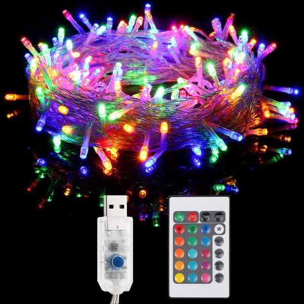 strings 16 colors remote control fairy led string lights usb 5v 5m/10m christmas garland outdoor light for wedding xmas party decoration
strings 16 colors remote control fairy led string lights usb 5v 5m/10m christmas garland outdoor light for wedding xmas party decoration
