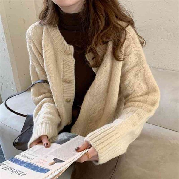 women's jackets coats knitted cardigan short loose sweater spring and autumn long sleeve 7l8r, Black;brown
women's jackets coats knitted cardigan short loose sweater spring and autumn long sleeve 7l8r, Black;brown